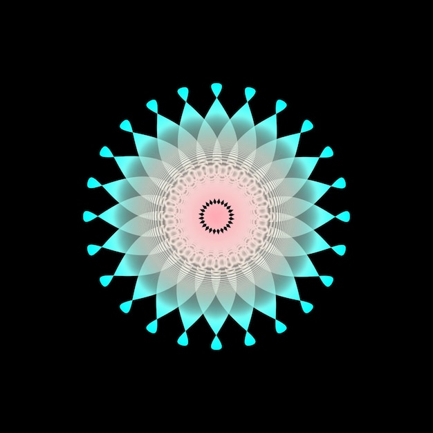 Ilustración vectorial objeto de patrón abstracto