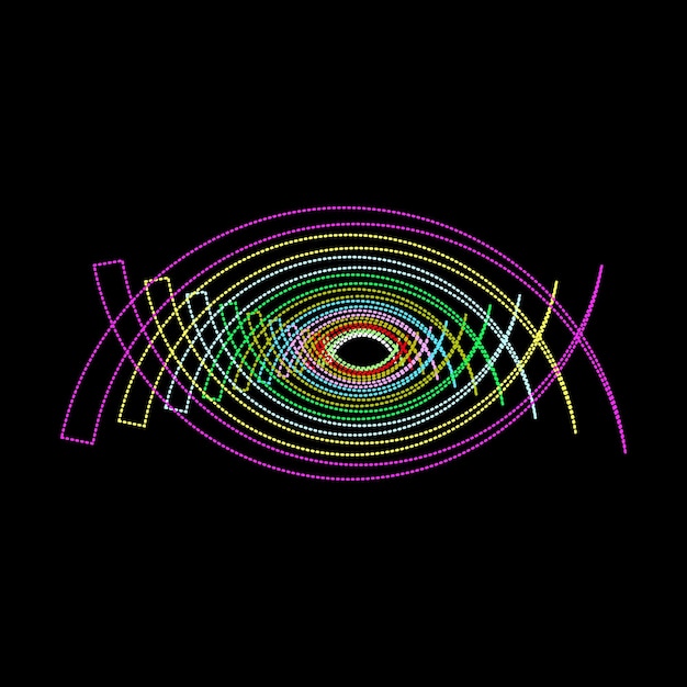 Ilustración vectorial objeto de patrón abstracto