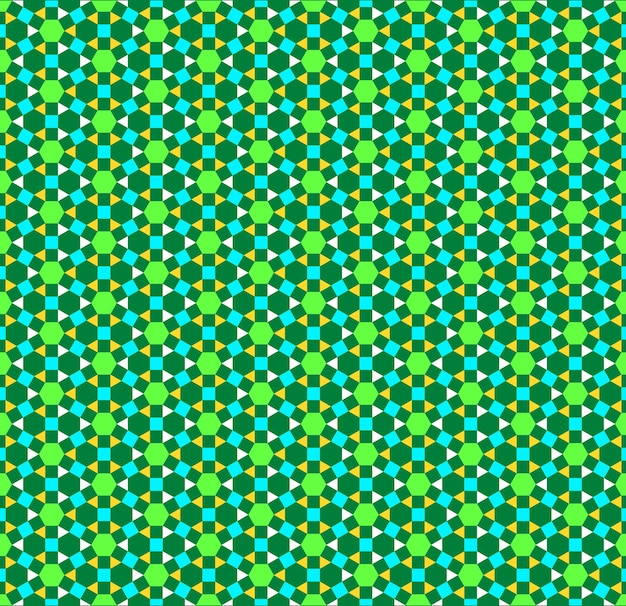 Ilustración vectorial de un objeto de patrón textil