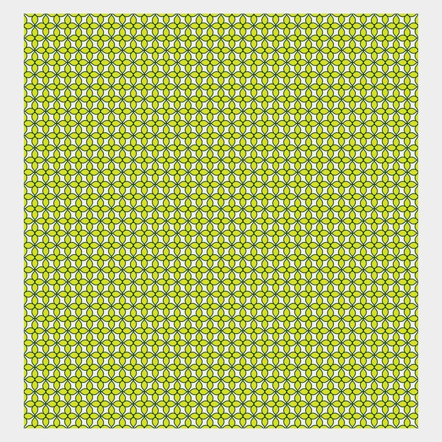 Ilustración vectorial de un objeto de patrón textil