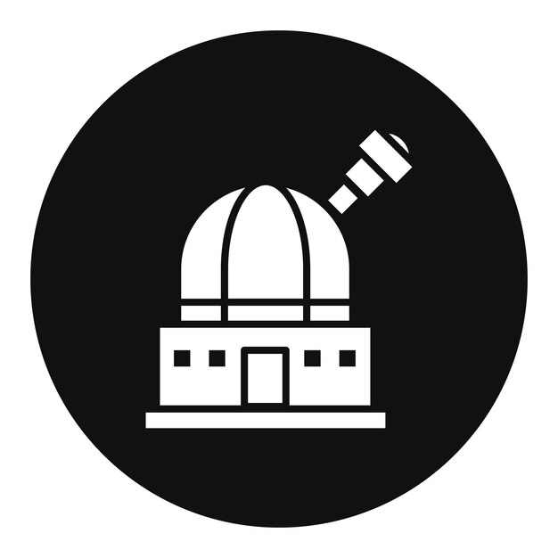 Ilustración vectorial del observatorio