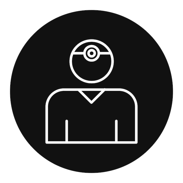 Ilustración vectorial oculista
