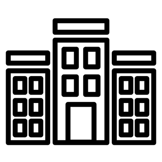 Ilustración vectorial de la oficina verde
