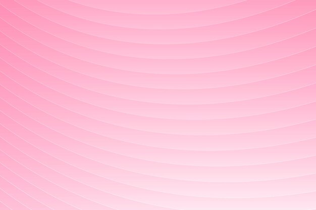 Ilustración vectorial onda rosa patrón transparenteOlas pastel degradado suaveEstilo de concha rosa abstracta