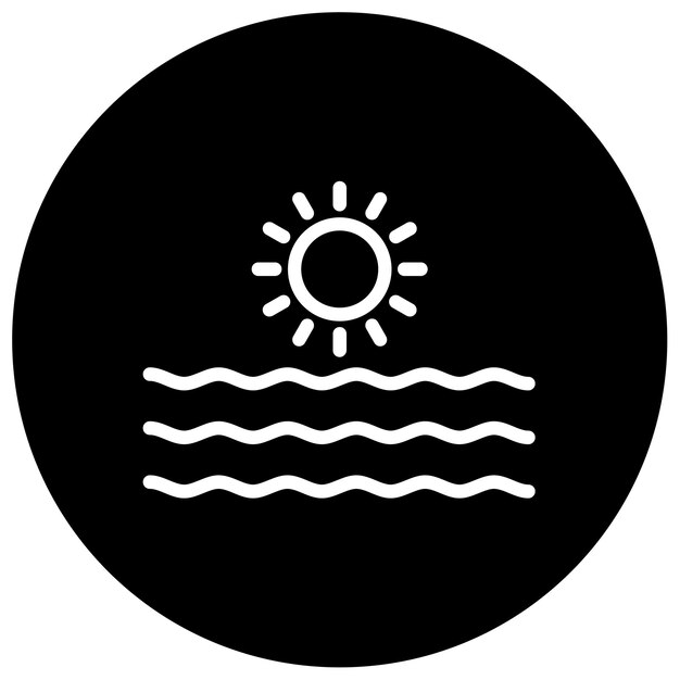 Ilustración vectorial de las ondas