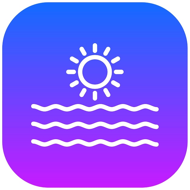Ilustración vectorial de las ondas