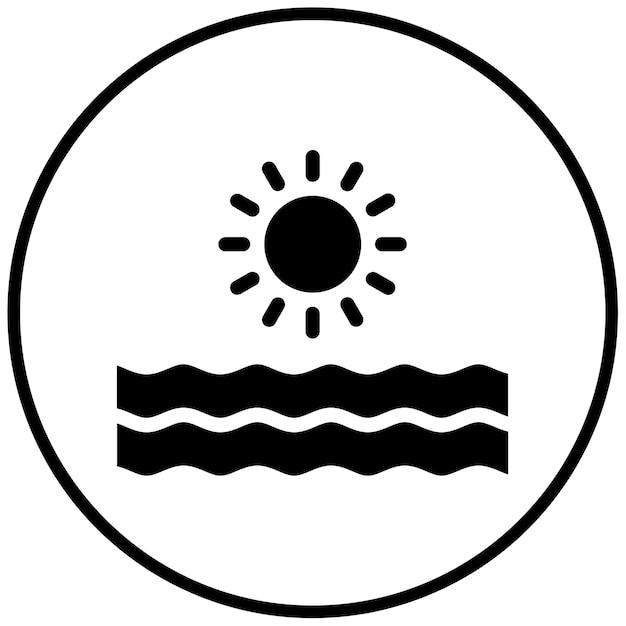 Ilustración vectorial de las ondas