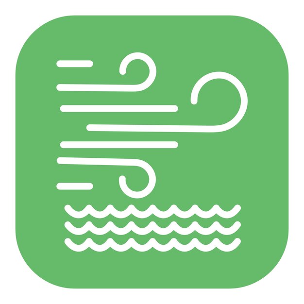 Ilustración vectorial de las ondas
