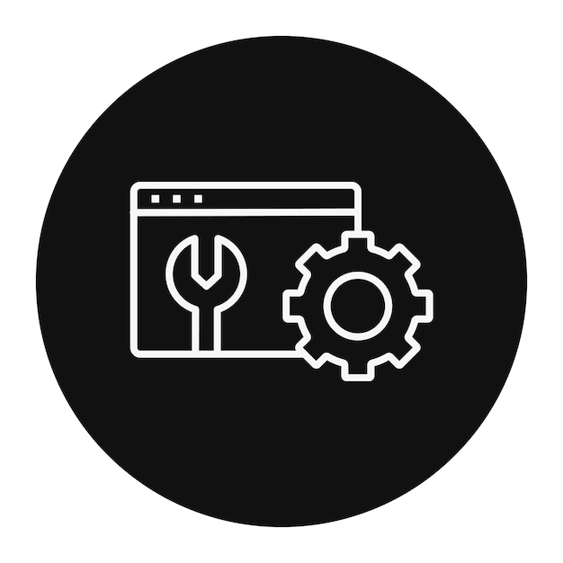 Ilustración vectorial de optimización de la página