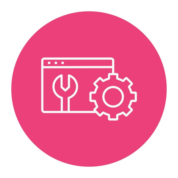 Ilustración vectorial de optimización de la página
