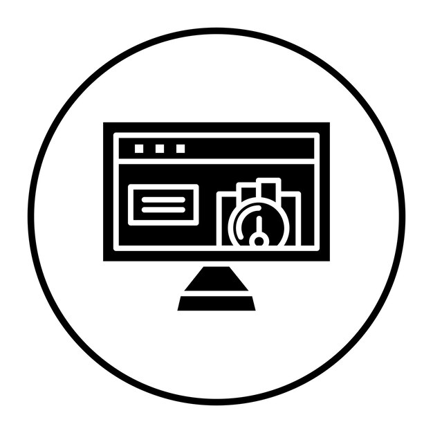 Ilustración vectorial de optimización web