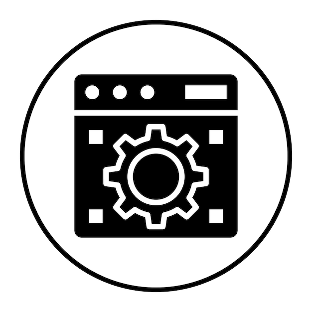 Ilustración vectorial de optimización web