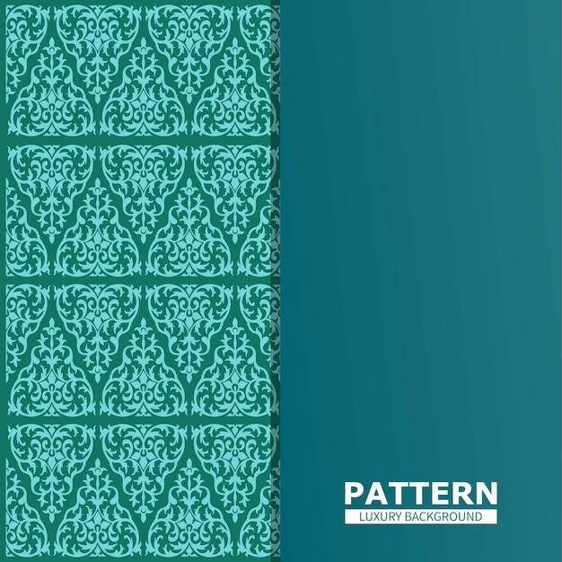 Ilustración vectorial del ornamento del patrón de Batik