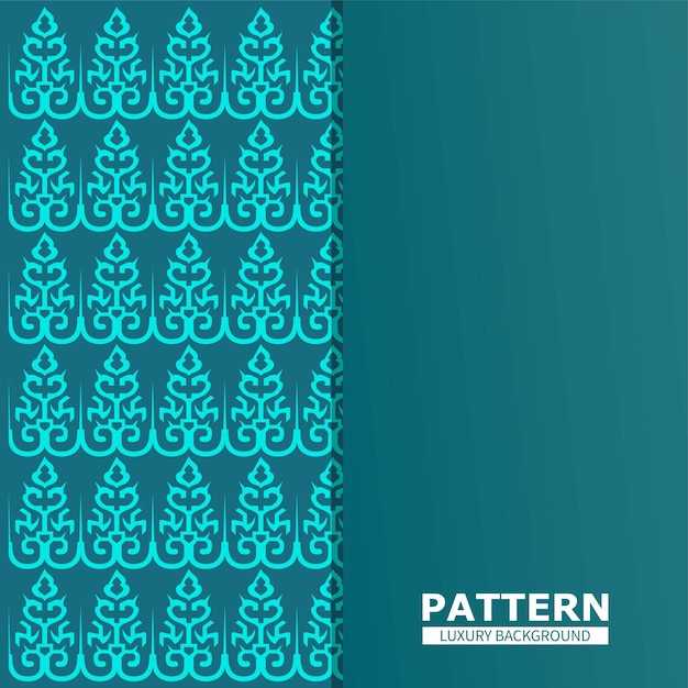 Ilustración vectorial del ornamento del patrón de Batik
