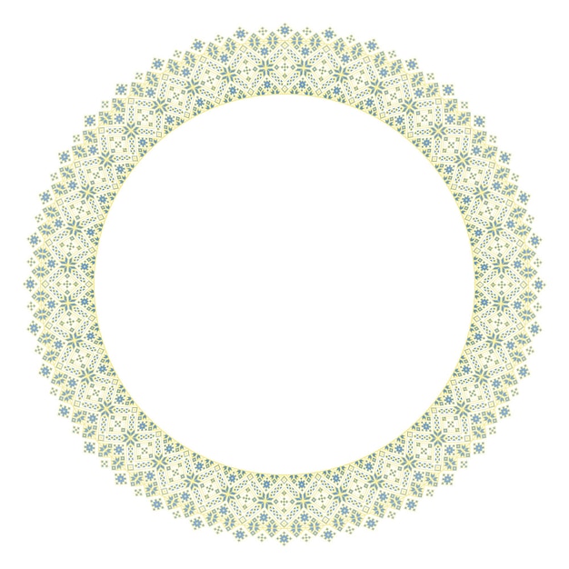 Ilustración vectorial del ornamento ucraniano en bordado vyshyvanka de identidad de estilo étnico