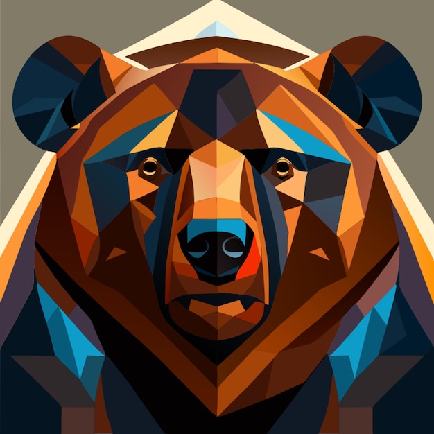 Ilustración vectorial del oso