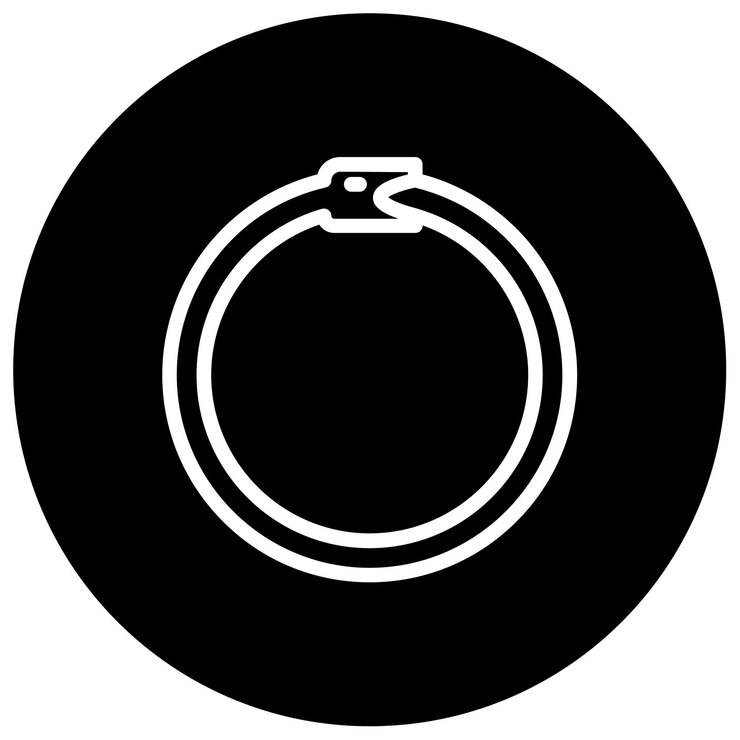 Vector ilustración vectorial de ouroboros
