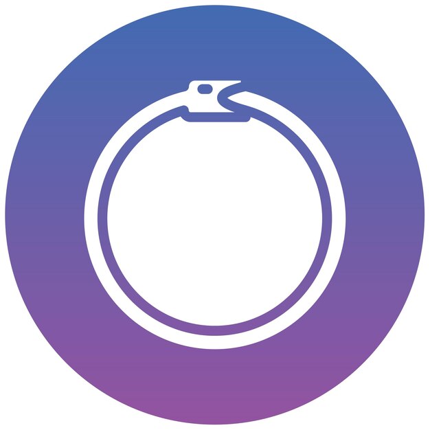 Ilustración vectorial de Ouroboros