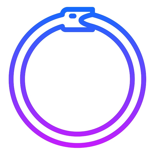 Ilustración vectorial de Ouroboros