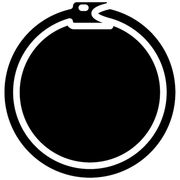 Ilustración vectorial de Ouroboros