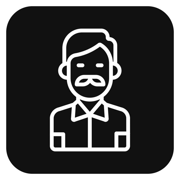 Ilustración vectorial del padre