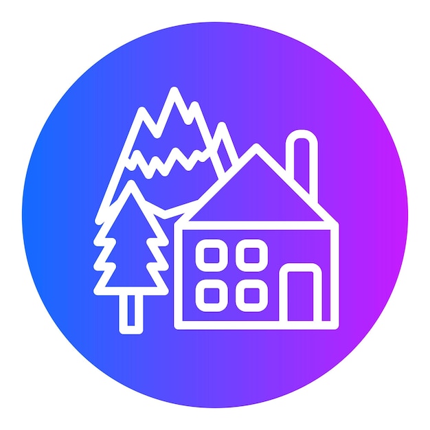 Ilustración vectorial del paisaje italiano