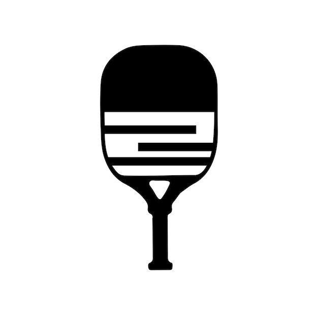 Ilustración vectorial de la paleta de pickleball La paleta de picleball y el vector de la pelota Clipart de Pickleball Pi