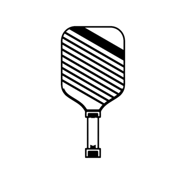 Ilustración vectorial de la paleta de pickleball La paleta de picleball y el vector de la pelota Clipart de Pickleball Pi