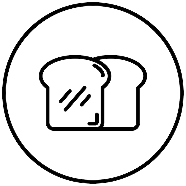 Ilustración vectorial del pan