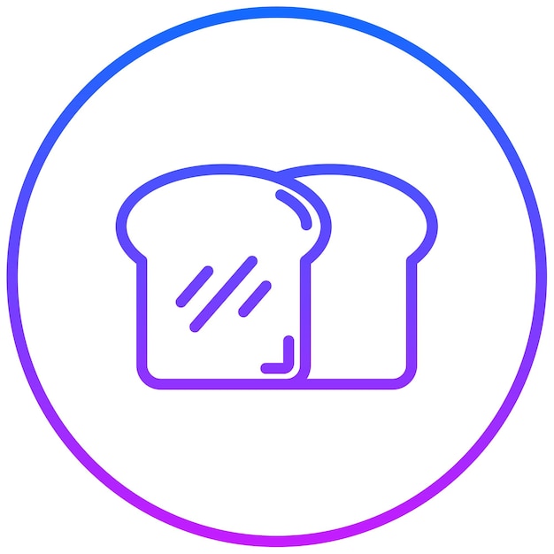 Ilustración vectorial del pan