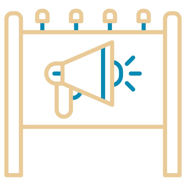 Ilustración vectorial de las pancartas
