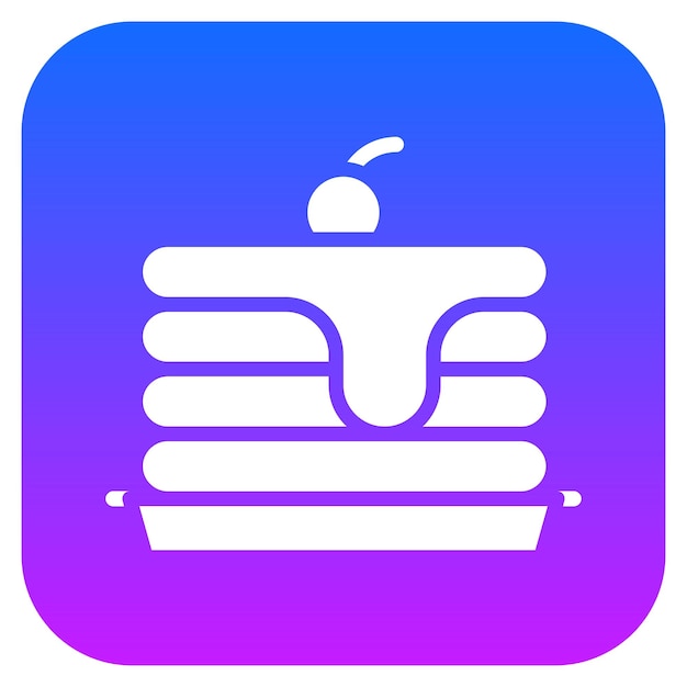 Ilustración vectorial de panqueques