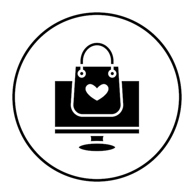 Ilustración vectorial de la pantalla de comercio electrónico