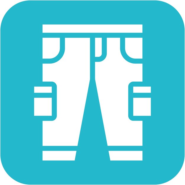 Ilustración vectorial de los pantalones de los bomberos