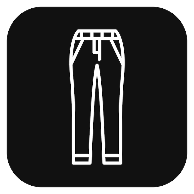 Vector ilustración vectorial de pantalones de negocios