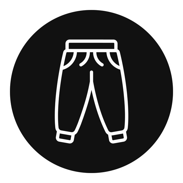 Ilustración vectorial de pantalones
