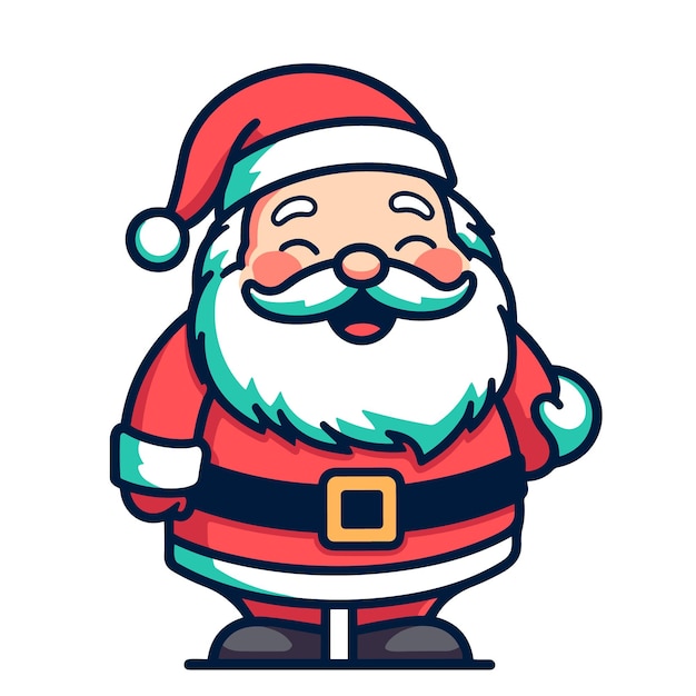 Ilustración vectorial de Papá Noel