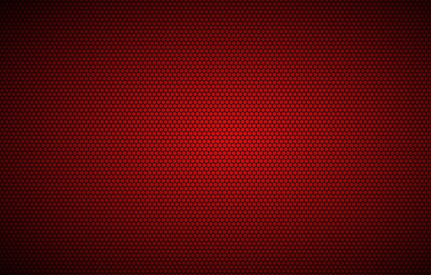 Ilustración vectorial de papel tapiz abstracto de fondo metálico rojo perforado simple