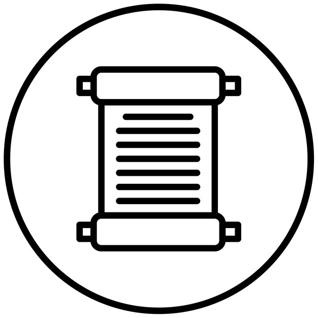 Ilustración vectorial del papiro