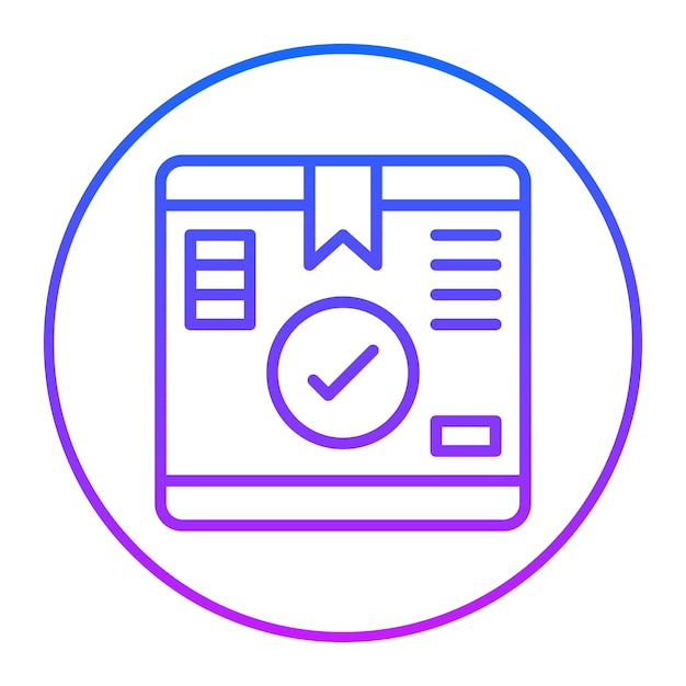 Ilustración vectorial del paquete