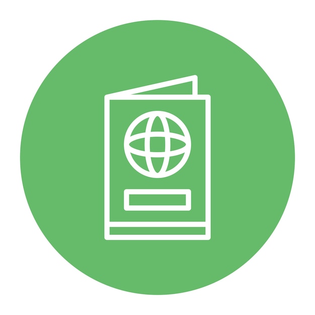 Ilustración vectorial del pasaporte