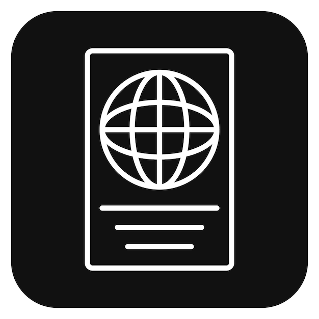 Ilustración vectorial del pasaporte
