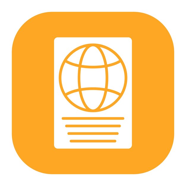 Ilustración vectorial del pasaporte