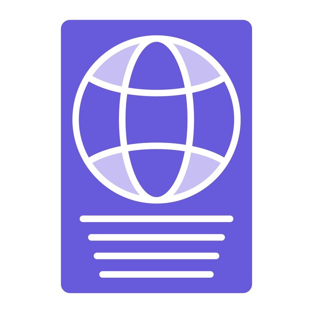 Ilustración vectorial del pasaporte