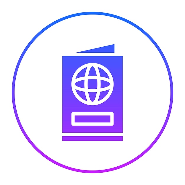 Ilustración vectorial del pasaporte