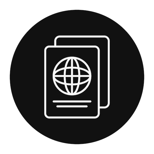 Ilustración vectorial del pasaporte