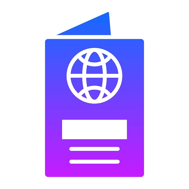 Ilustración vectorial del pasaporte