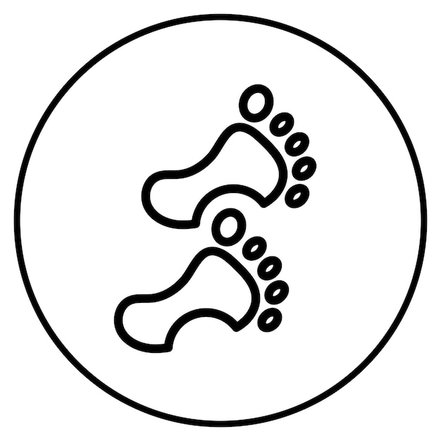 Ilustración vectorial de pasos