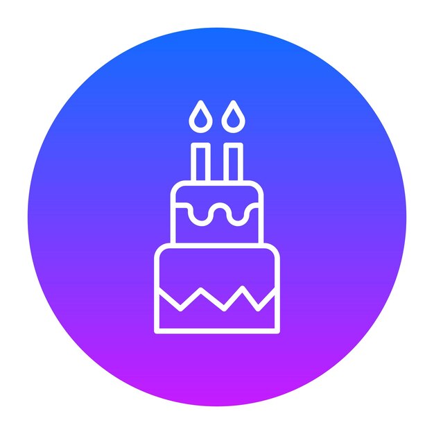 Ilustración vectorial de pasteles