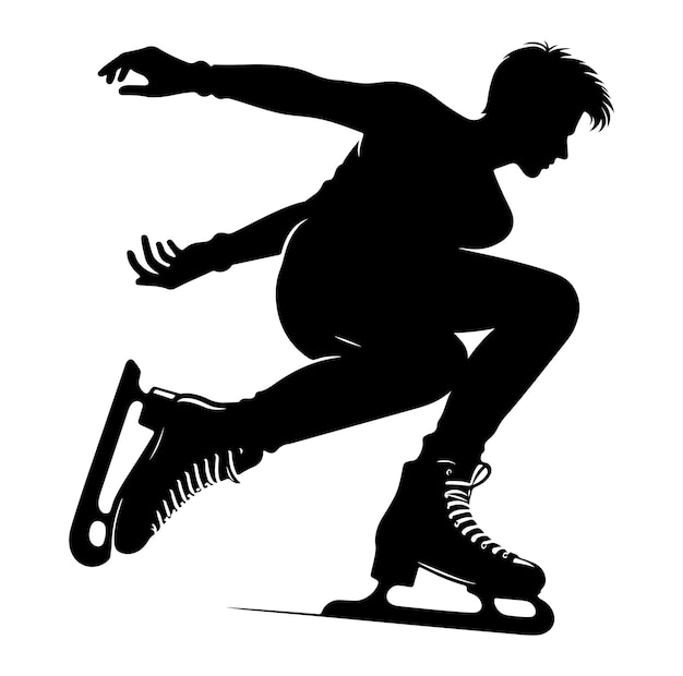 ilustración vectorial de patinaje sobre ruedas